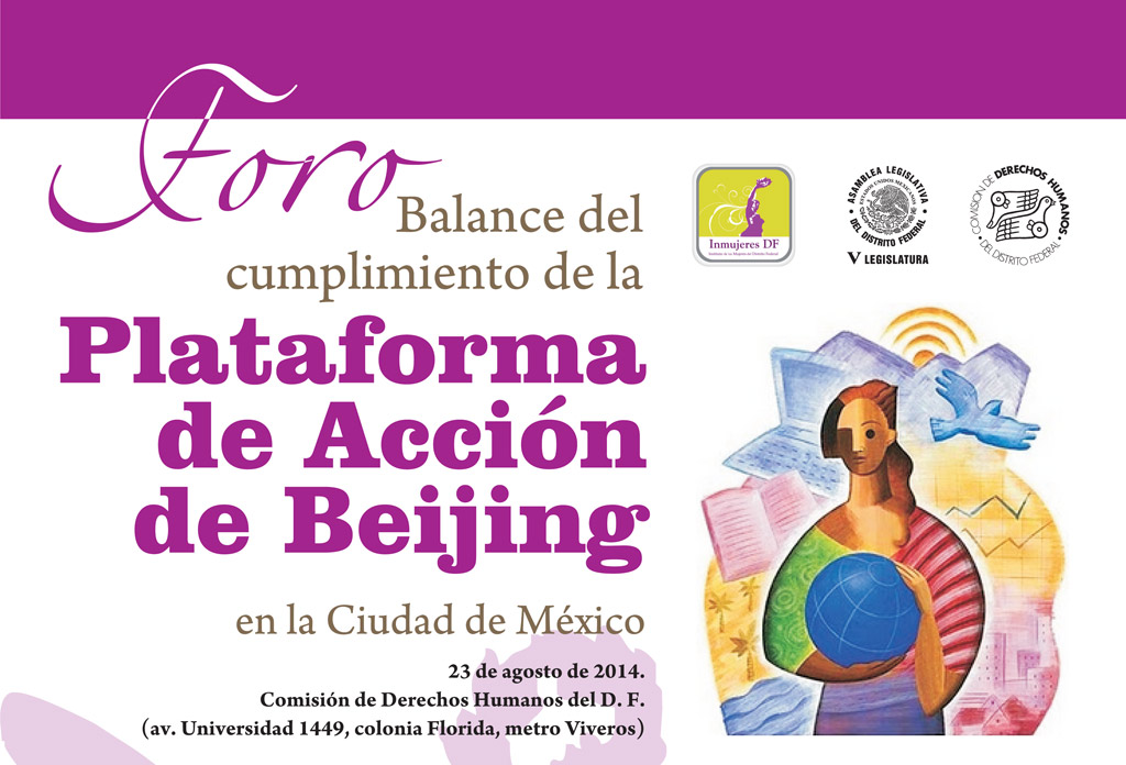 Balance del cumplimiento de la Plataforma de Acción de Beijing en la Ciudad de México @ CDHDF | Ciudad de México | Distrito Federal | México
