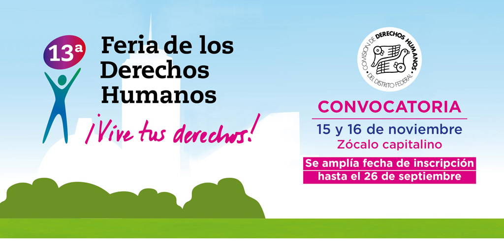 Convocatoria a la 13ª Feria de los Derechos Humanos @ Ciudad de México | Distrito Federal | México