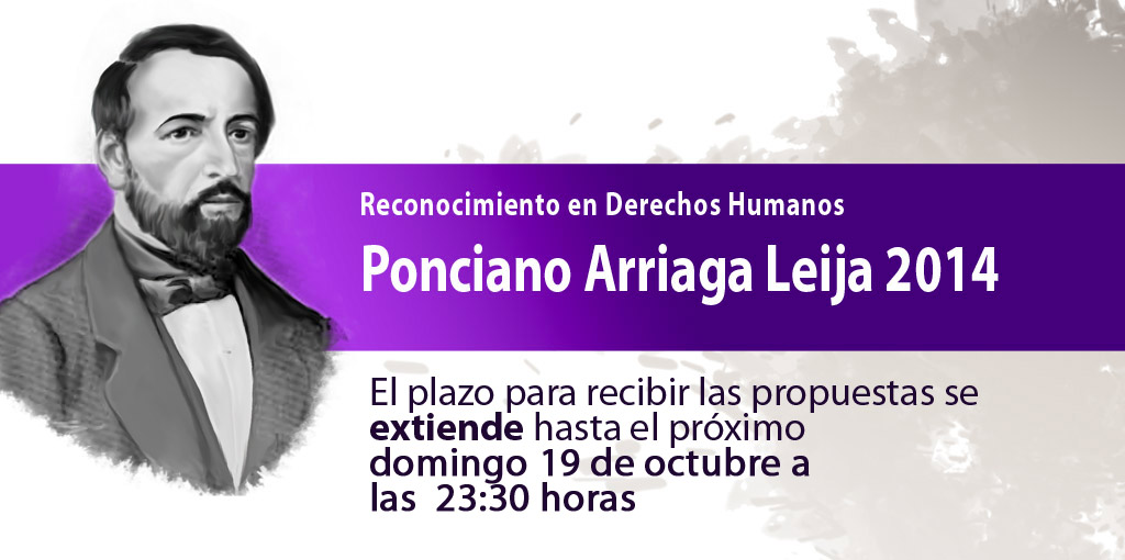 Reconocimiento en Derechos Humanos "Ponciano Arriaga Leija 2014" @ Ciudad de México | Distrito Federal | México