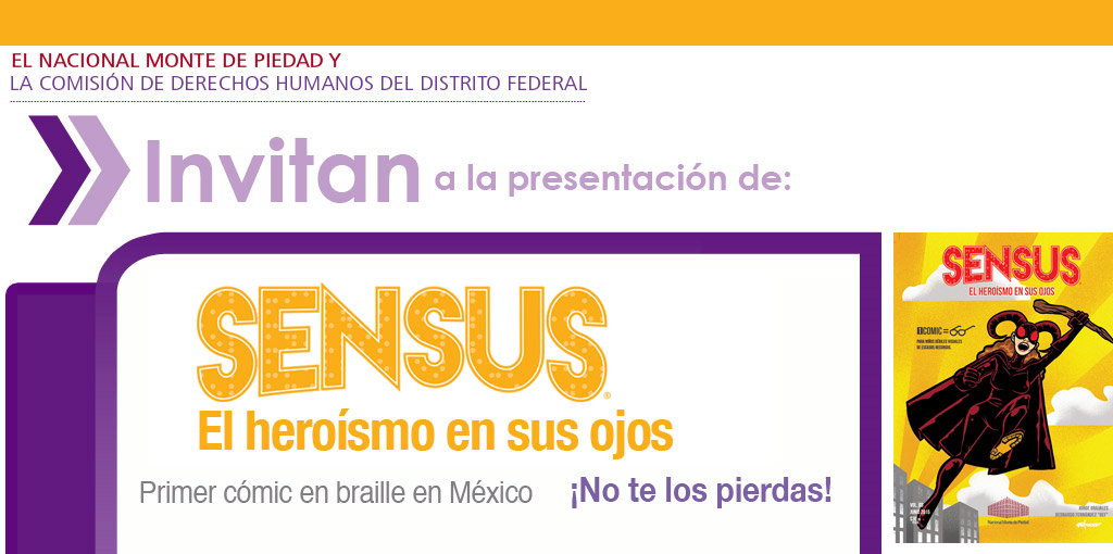 Sensus primer cómic en braille @ CDHDF