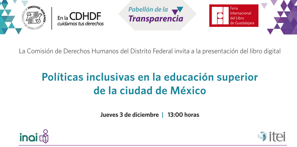 Presentación del libro "Políticas inclusivas en la educación superior de la ciudad de México"