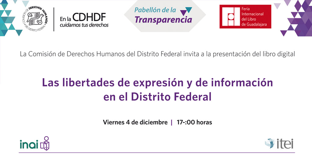 Presentación del libro "Las libertades de expresión y de información en el Distrito Federal"