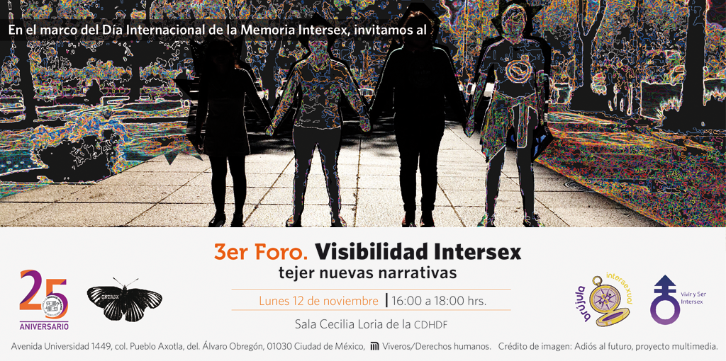3er. Foro: "Visibilidad Intersex" @ CDHDF
