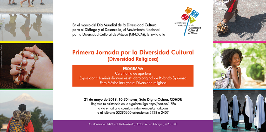 Primera Jornada por la Diversidad Cultural (Diversidad Religiosa) @ CDHDF