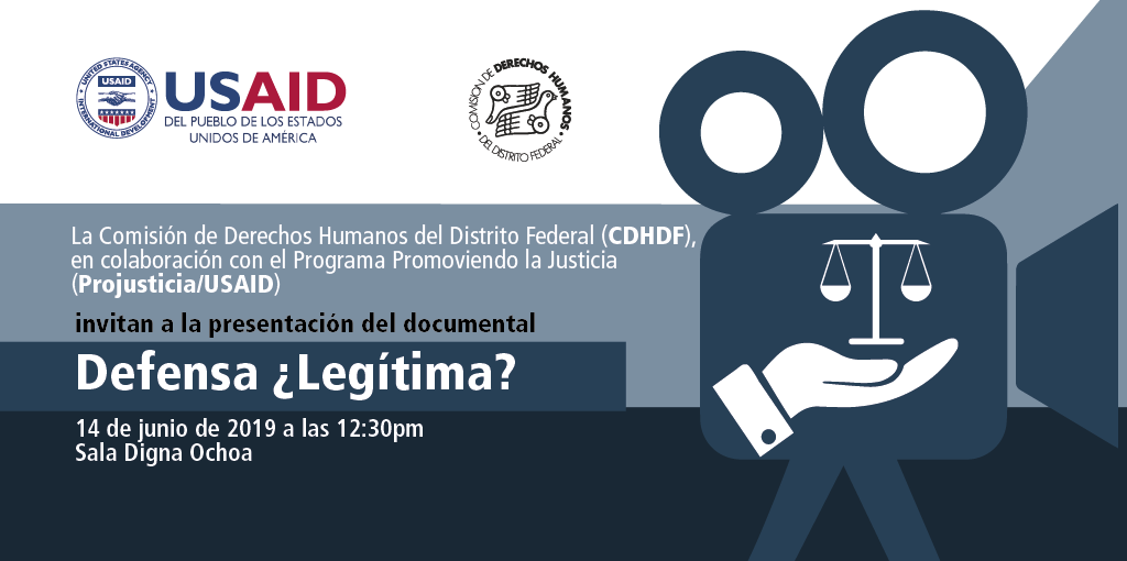 Presentación del documental Defensa ¿Legítima? @ CDHDF