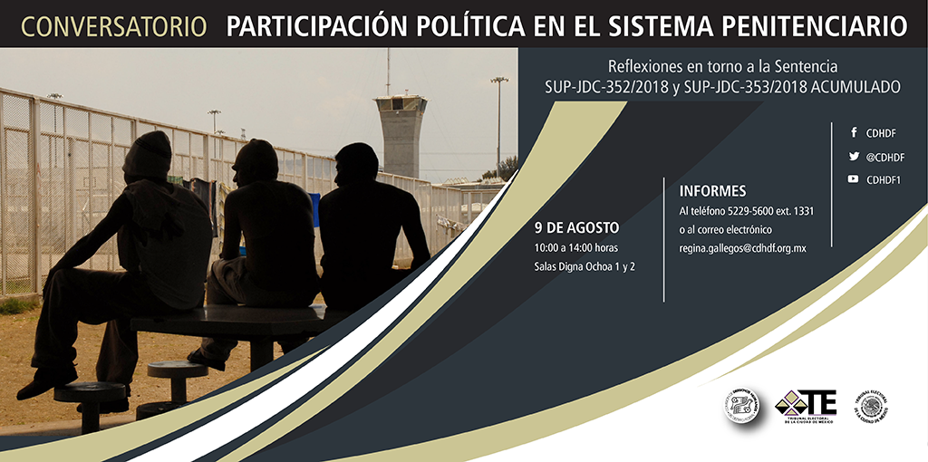 Conversatorio Participación Política en el Sistema Penitenciario @ CDHDF