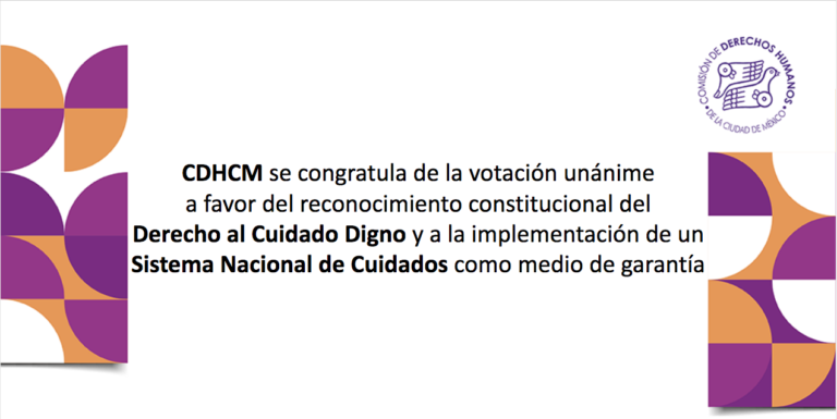 CDHCM se congratula de la votación unánime a favor del