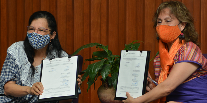 Firma convenio CDHCM con INBAL