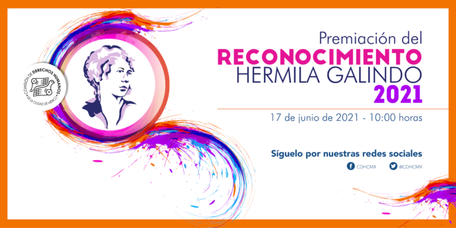 Premiación del Reconocimiento Hermila Galindo 2021