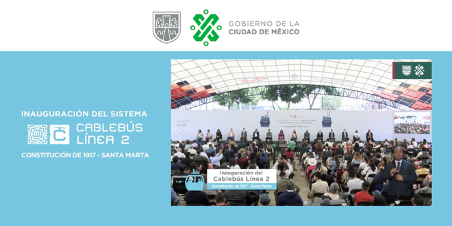 Galería Inauguración del sistema Cablebús Línea 2