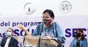 Palabras de la Presidenta de la CDHCM, Nashieli Ramírez, en la presentación del Programa Construcción de la Seguridad y de Paz en las Escuelas Secundarias en la Alcaldía Iztapalapa