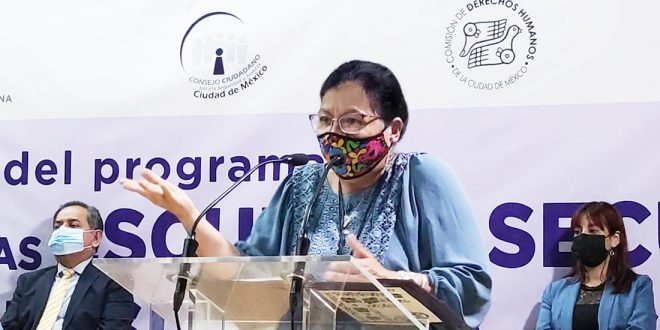 Palabras de la Presidenta de la CDHCM, Nashieli Ramírez, en la presentación del Programa Construcción de la Seguridad y de Paz en las Escuelas Secundarias en la Alcaldía Iztapalapa