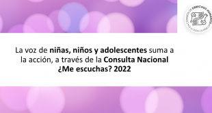 Boletín 92/2022 La voz de niñas, niños y adolescentes suma a la acción, a través de la Consulta Nacional ¿Me escuchas? 2022