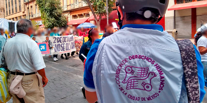 Galería: CDHCM acompaña marcha #2DeOctubre