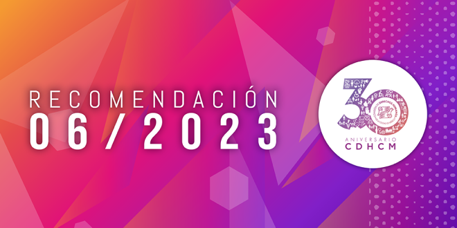 Destacado de la Recomendación 06/2023