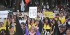 Galería: CDHCM acompaña movilización Ayotzinapa 9 años