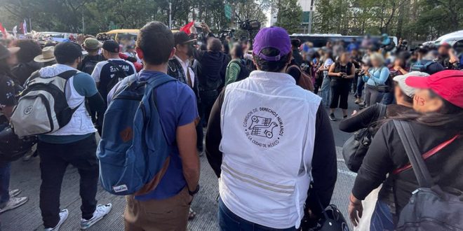 Galería: CDHCM acompaña movilización Ayotzinapa 9 años