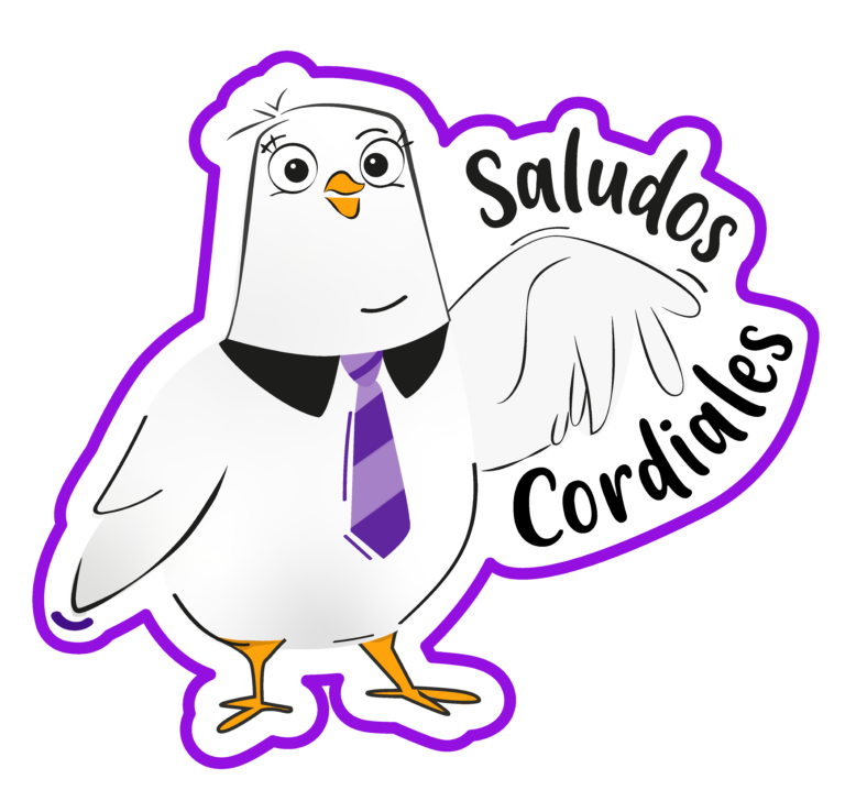 Sticker: Saludos
