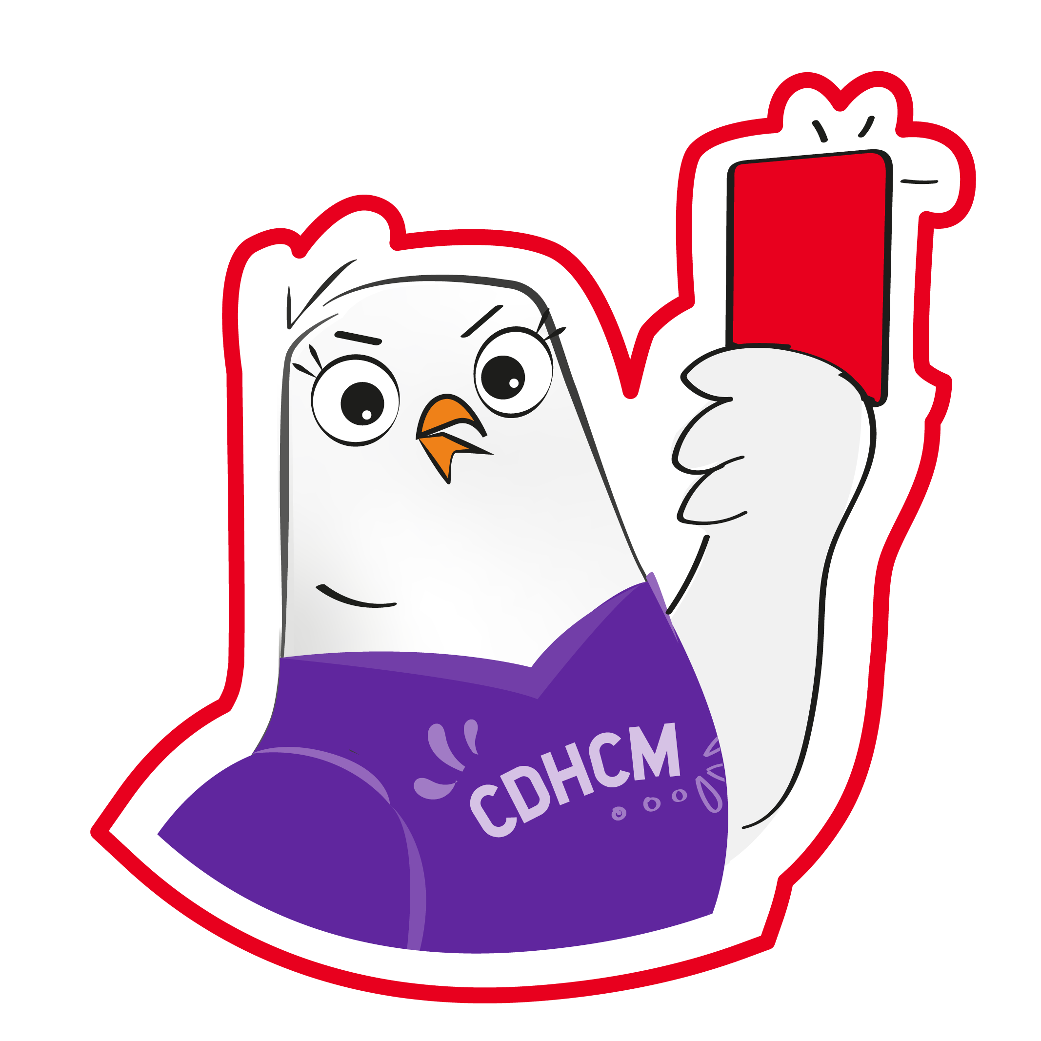 Sticker: Tarjeta roja