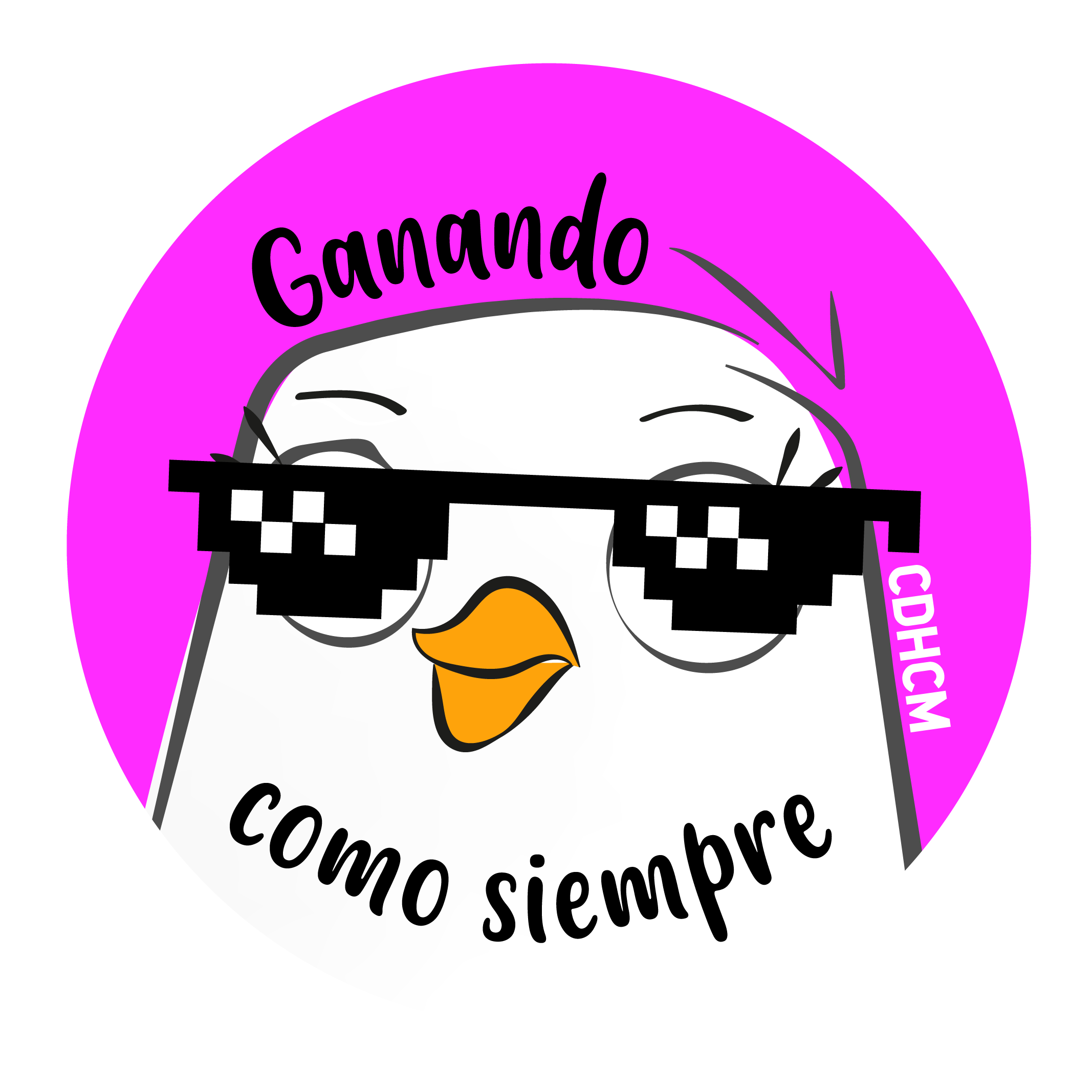 Sticker: Ganando